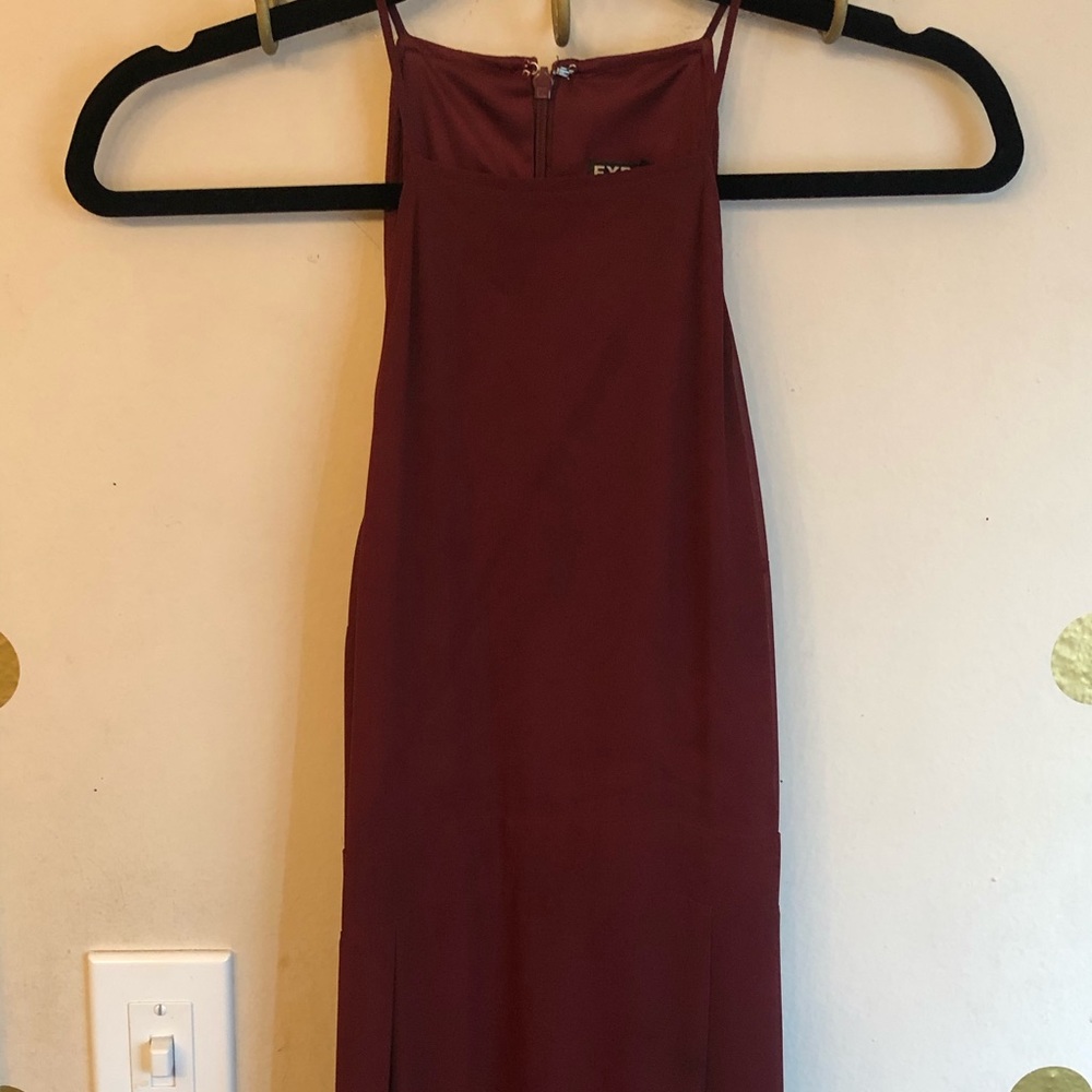 Dark Red Formal Maxi Dress